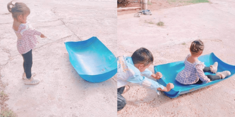 How a DIY Ride-On Toy From a Plastic Barrel Beat Our Shopping Trip